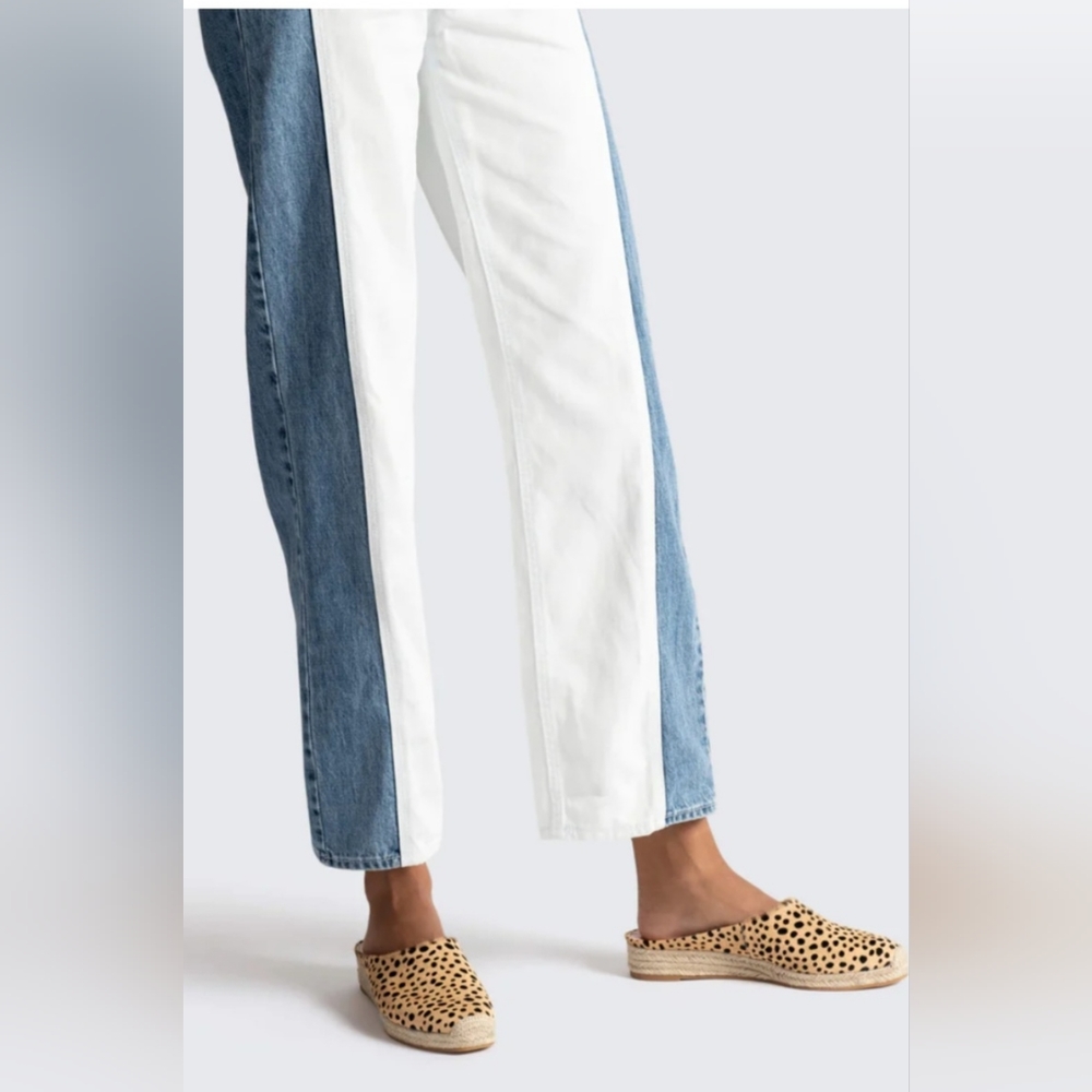 Dolce Vita Leopard Calf Hair Mule